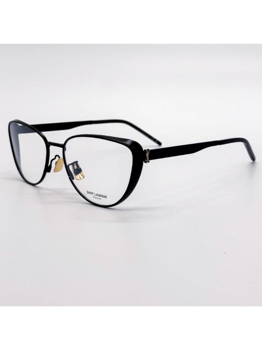 NEW SAINT LAURENT EYEGLASSES SLM92 003 WOMEN CAT EYE BLACK EYEWEAR SL M92 - Picture 7 of 10